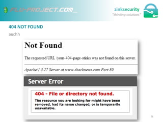 404	
  NOT	
  FOUND	
  
auchh	
  
26	
  
 