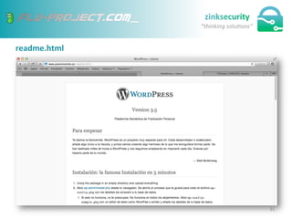 readme.html	
  
¡Wordpress!	
  
31	
  
 