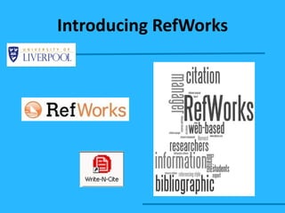 Introducing RefWorks 