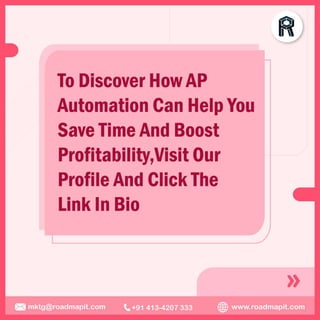 AP Automation Roadmap ERP