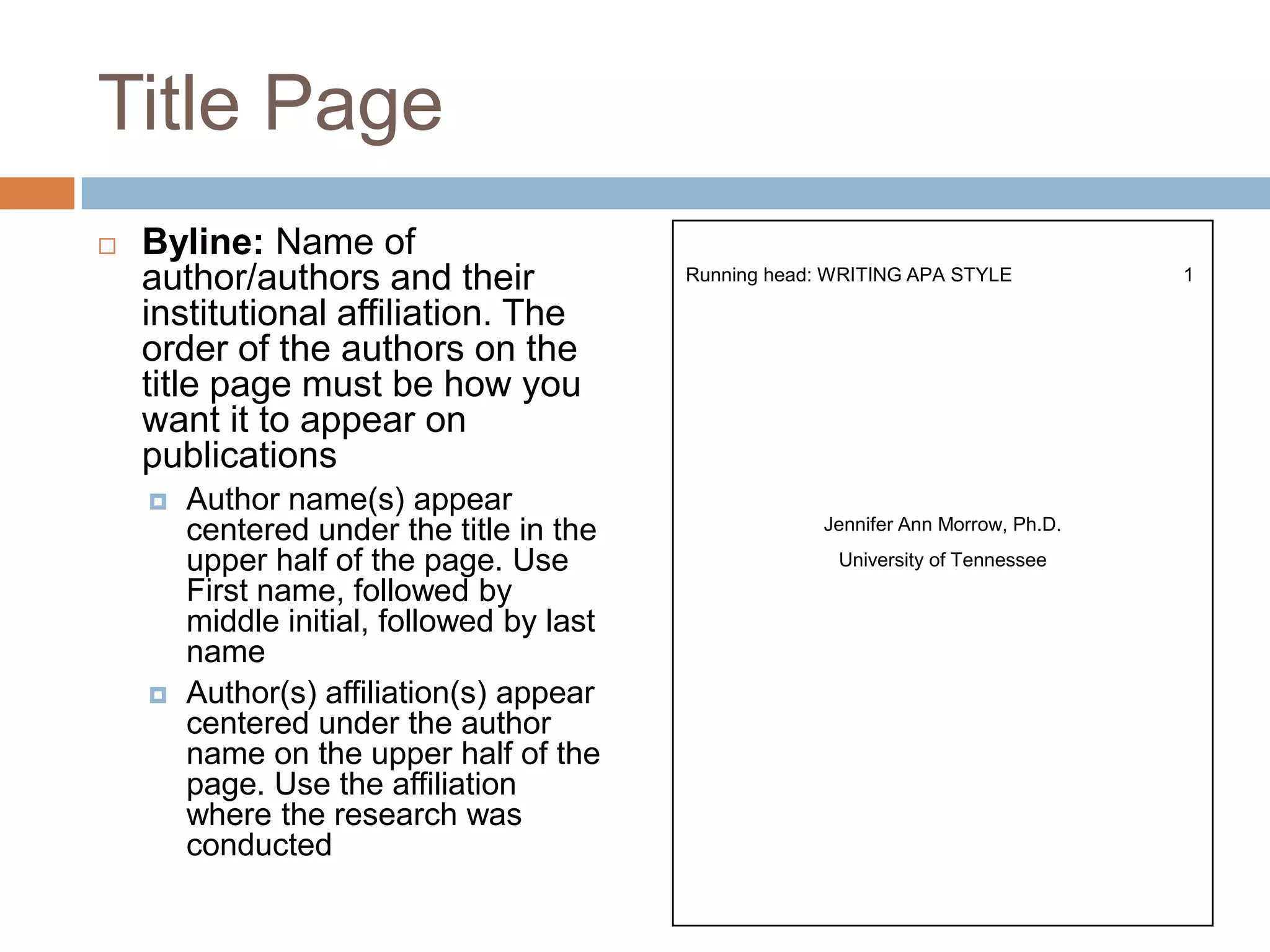 IntroductionBegin the introduction section on a new page. This should be page threeAt the top of the page type and center the full title, in uppercase and lowercase lettersBegin the first paragraph in the next line using left-alignment and indent it and each following paragraph of the introduction sectionWhen adding subheadings use upper and lowercase letters, bold, left align and indent for the second level header. Start the following text on a new line and indent itUse past tense for the literature review