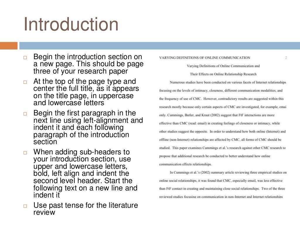 APA Version 6 Quick Guide