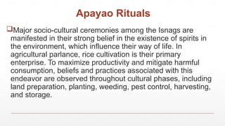 THE APAYAO CULTURAL HERITAGE CORDILLERA 101 | PPTX