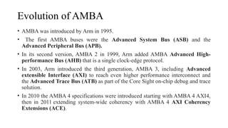 Amba protocol and also known as apb protocol | PPTX