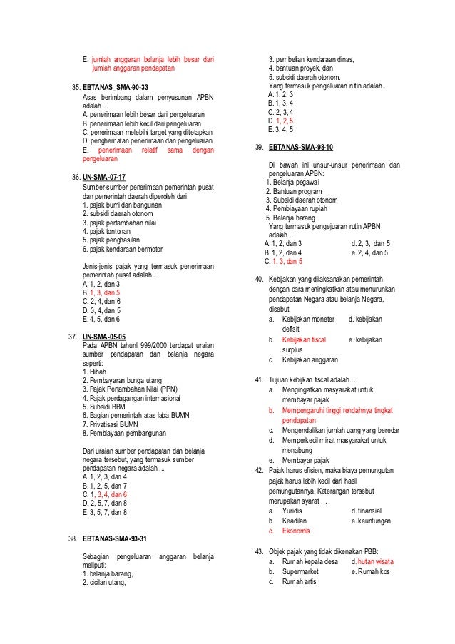 22++ Contoh soal materi apbn dan apbd k 13 revisi ideas