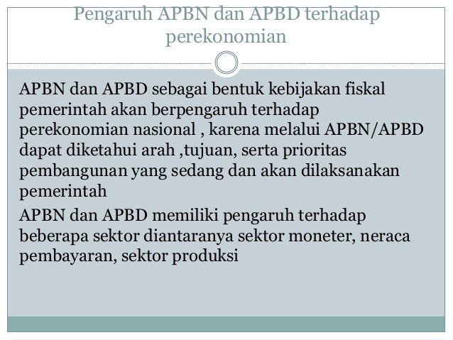 Dampak Apbn Pada Sektor Moneter Python
