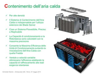 La potenza computazionale degli Anni ‘90Power = medio (1-1,5 kw/m²)Cooling = pavimento flottante