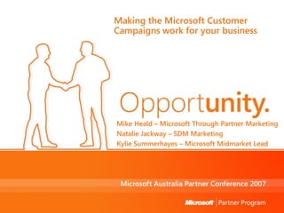 Apc Marketing   Aug 2007