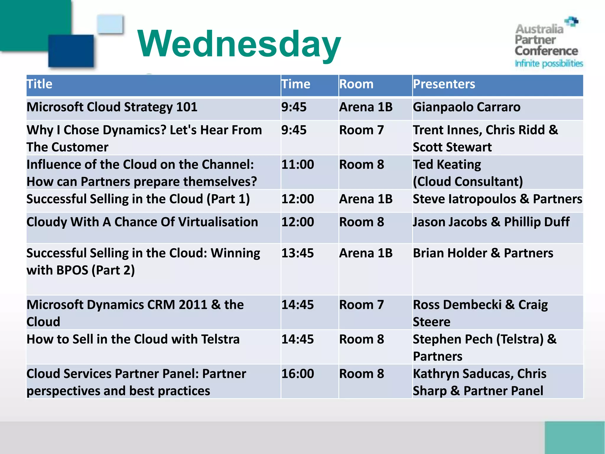 Wednesday September 1