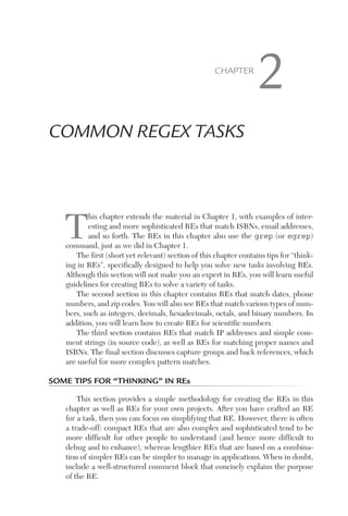 Regular Expressions: Pocket Primer by Campesato | PDF