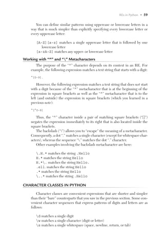 Regular Expressions: Pocket Primer by Campesato | PDF