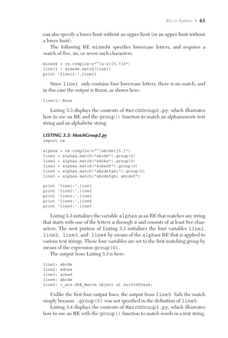 Regular Expressions: Pocket Primer by Campesato | PDF