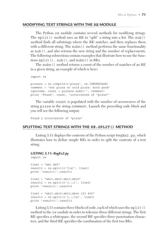 Regular Expressions: Pocket Primer by Campesato | PDF