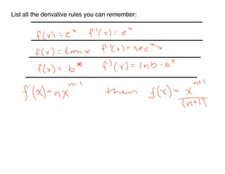 AP Calculus December 15, 2008