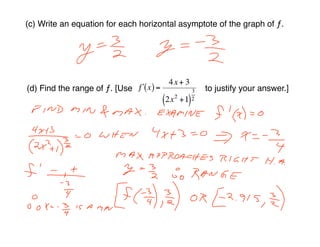 AP Calculus January 5, 2009