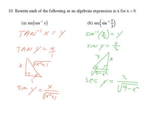 AP Calculus February 9, 2009