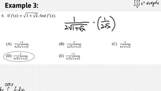 AP Calculus AB Unit 3 Lesson 4 composite function, implicit and inverse ...