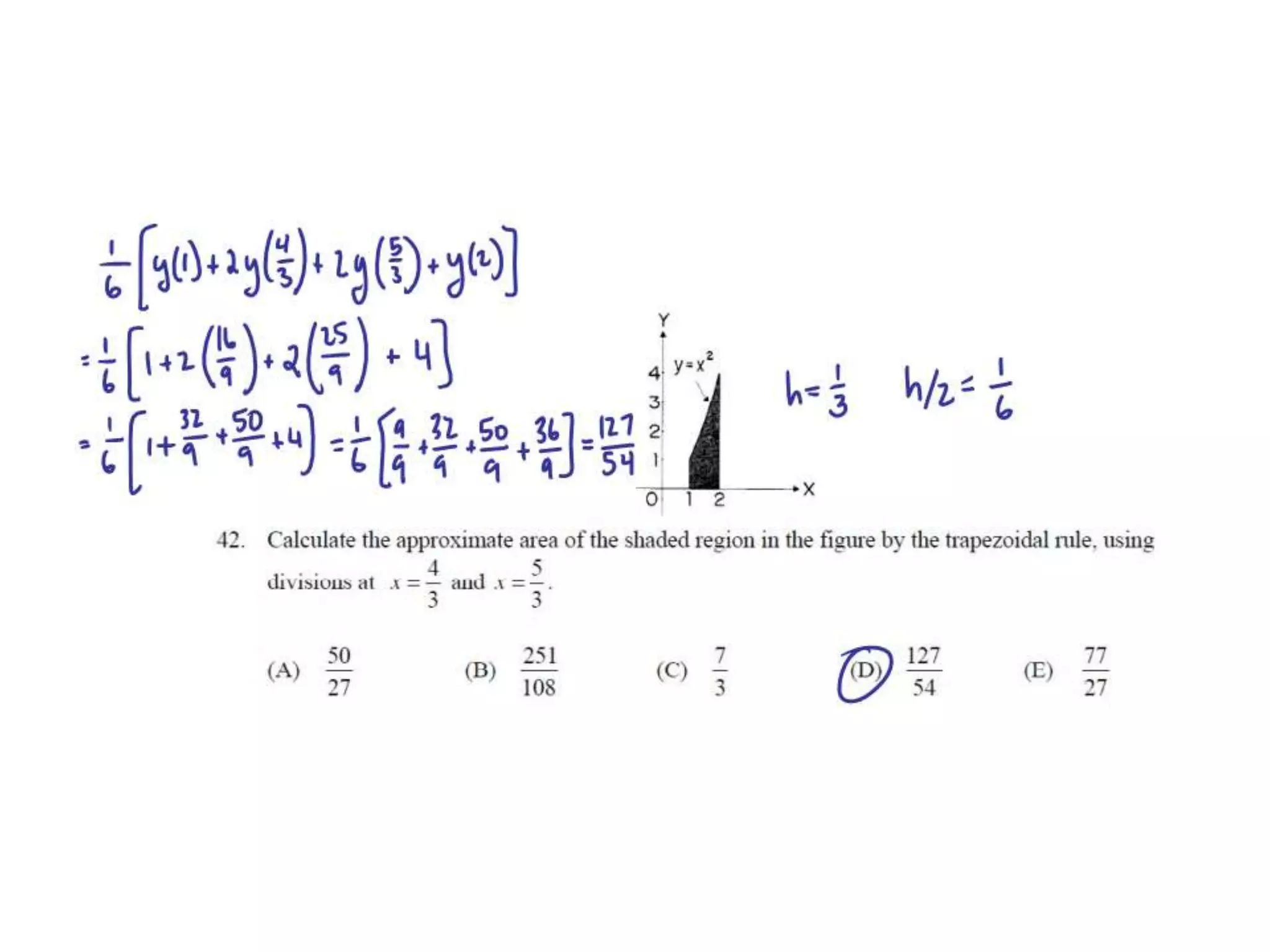 Ap calculus bc integration multiple choice practice solutions | PPTX