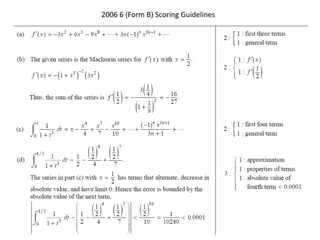 2006 6 (Form B) Scoring Guidelines
 