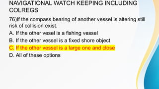 Watch Keeping APC BSMT REVIEWER-NAVIGATIONAL WATCH KEEPING INCLUDING COLREGS.pptx
