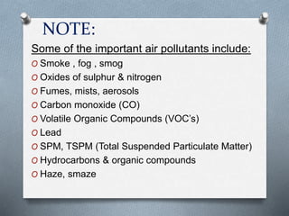 Air Pollution and Control Engineering | PPTX