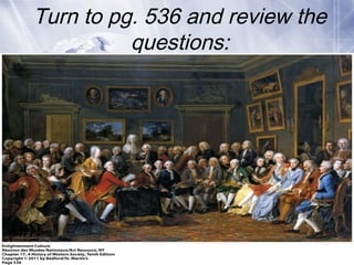 Turn to pg. 536 and review the
questions:
 