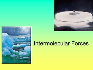 Intermolecular Forces
 