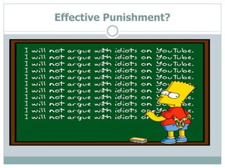 Effective Punishment?
 