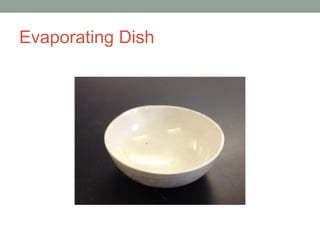 Evaporating Dish
 
