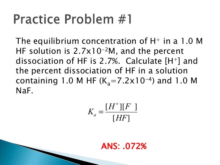 Ap Chem Unit 15 Presentation