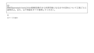 Q)
BM(Openstack Ironic)Τ͘SOkФ?ܤˤʤޤǤˤĤƹ̤Ȥ
h衣ޤ?Z򤹤٤ʹ?Ƥ
A)
Υک`ͨ
 