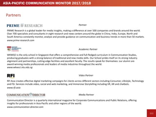 Asia-Pacific Communication Monitor 2017 / 2018