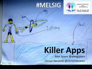 Killer AppsAlex Spiers @alexgspiers
Chrissi Nerantzi @chrissinerantzi
 