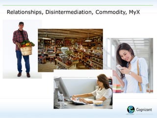 Relationships, Disintermediation, Commodity, MyX
 