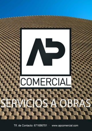 AP comercial catálogo: servicios a obras