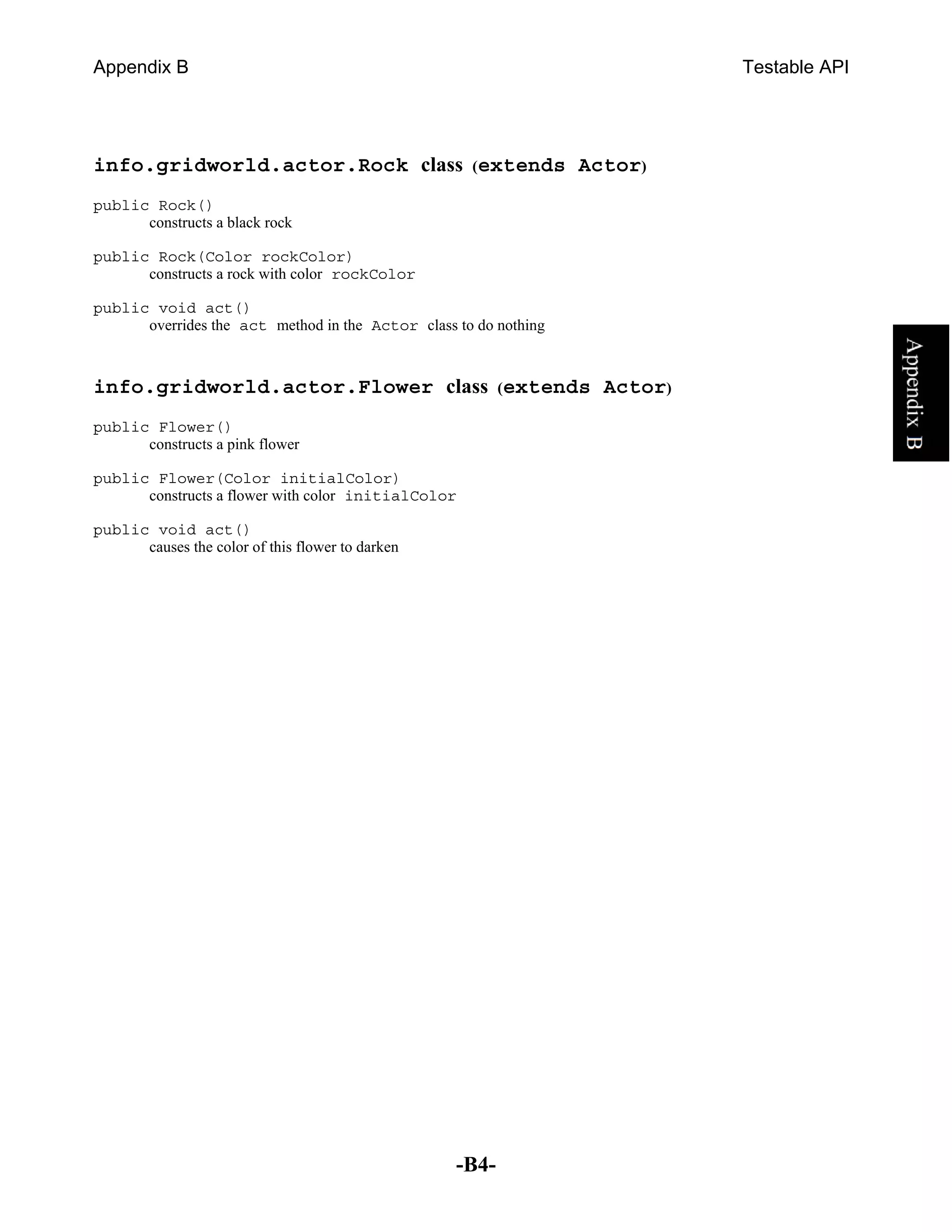 NEW AP Computer Science Exam GridWorld Quick Reference Booklet | PDF