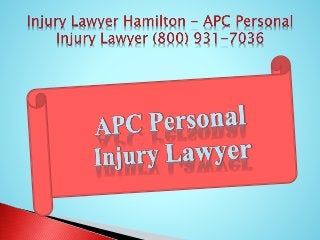  Personal Injury Lawyer Hamilton