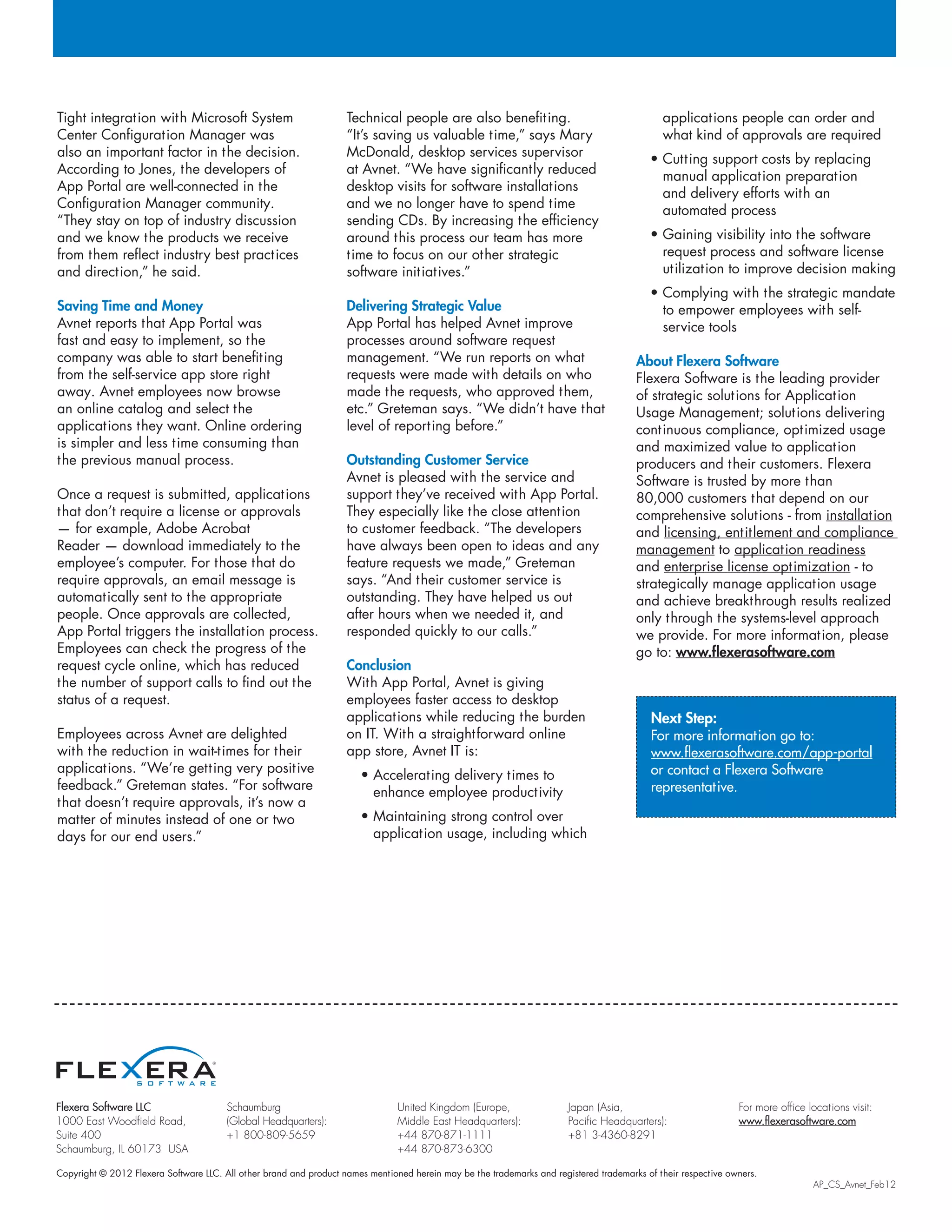 Success Story: Avnet, Inc. | PDF