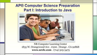 NR Computer Learning Center
1835 W. Orangewood Ave . #200 . Orange . CA 92868
www.nrclc.com . (714) 505-3475
 