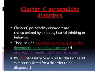 Avoidant Personality Disorder Symptoms