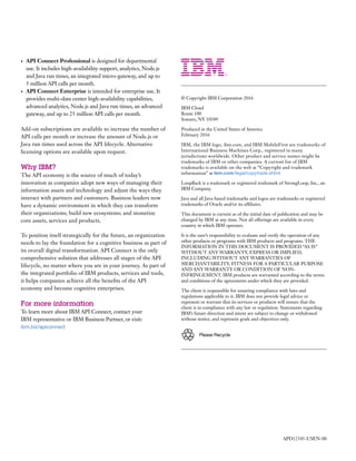 API Connect from IBM | PDF
