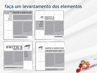 faça um levantamento dos elementos