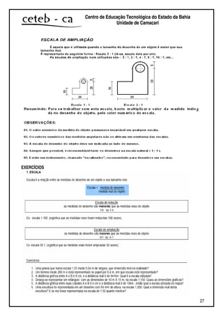 27
Centro de Educação Tecnológica do Estado da Bahia
Unidade de Camaçari
EXERCÍCIOS
 