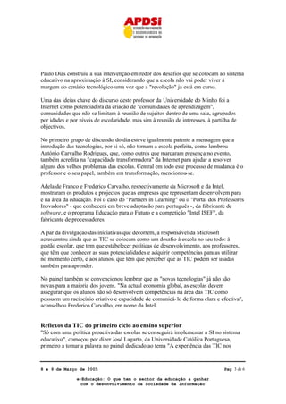 APDSI - Conferência e-educação 