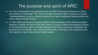 Asia Pasific Economic Cooperation Presentation | PPTX