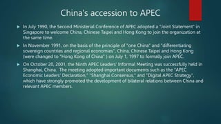 Asia Pasific Economic Cooperation Presentation | PPTX