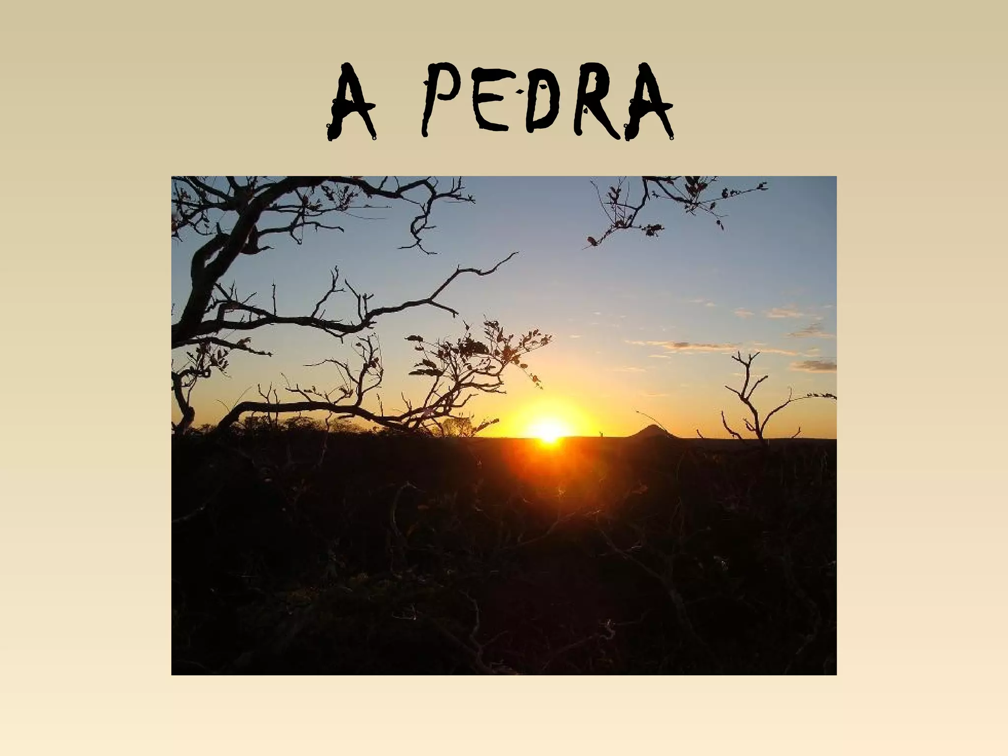 A PEDRA