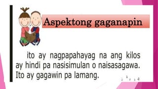 Aspektong gaganapin
 