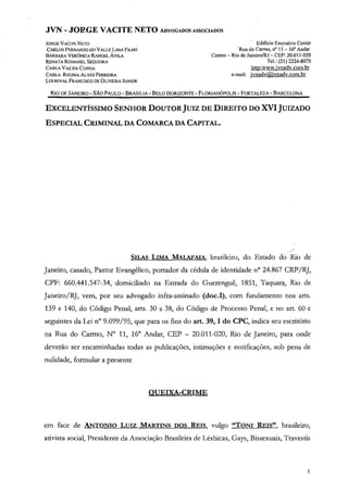 Silas Malafaia se diz ofendido por gays