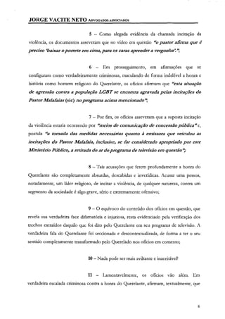 Silas Malafaia se diz ofendido por gays